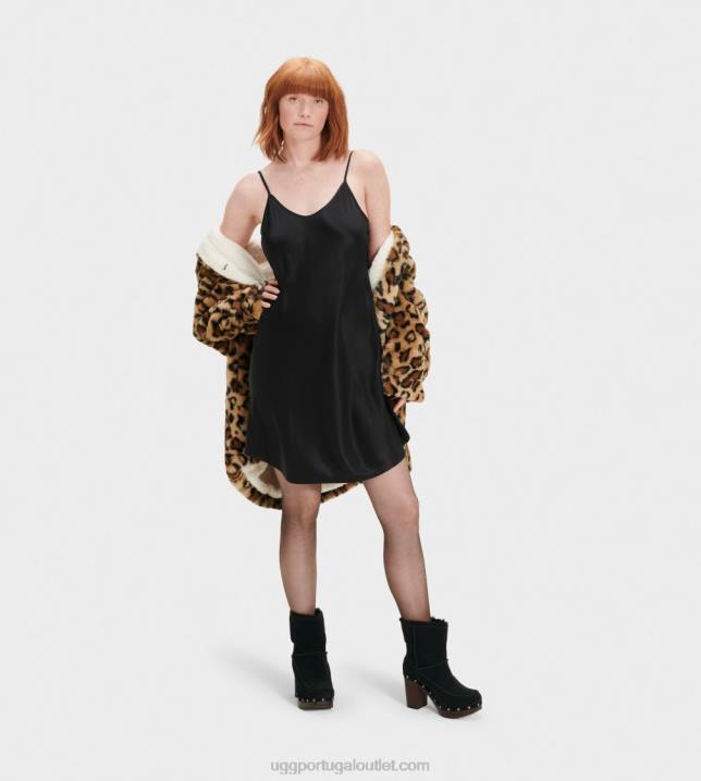 preto vestido deslizante theda UGG 20TJ1320 mulheres