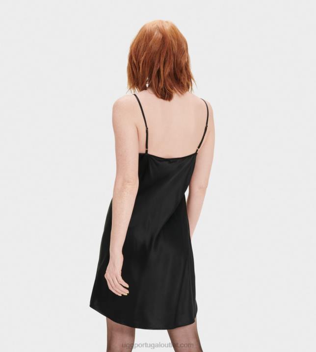 preto vestido deslizante theda UGG 20TJ1320 mulheres