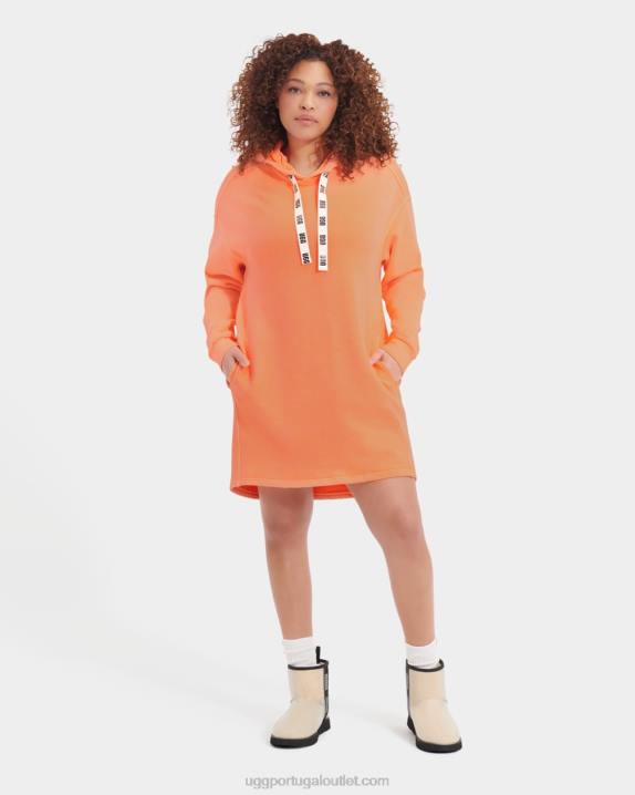 sorvete de laranja vestido com capuz aderyn UGG 20TJ1327 mulheres