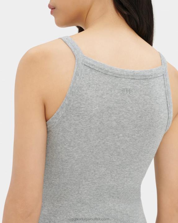 urze cinza vestido com nervuras hatchell UGG 20TJ1316 mulheres